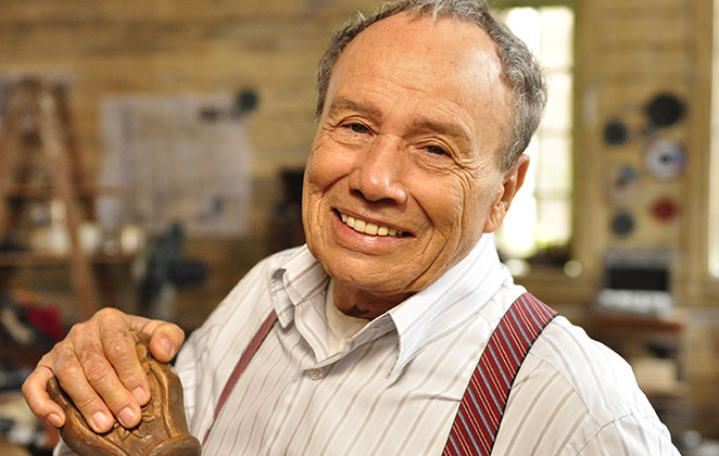 O ator na pele de Laudelino da novela A Vida da Gente