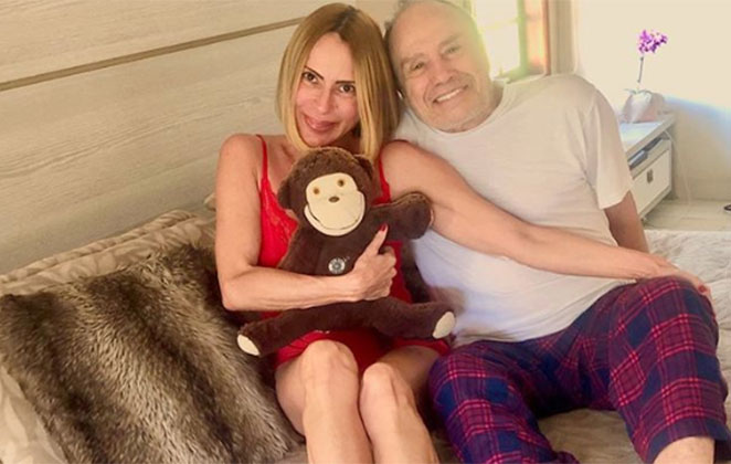 O casal é puro amor e sintonia