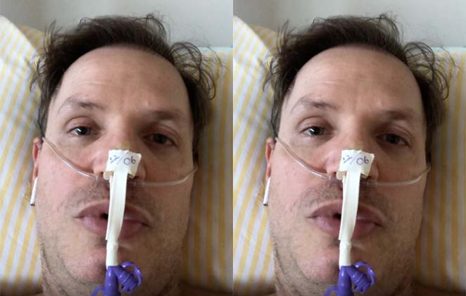 Alam com suporte de oxigênio, ainda internado no hospital Albert Einstein