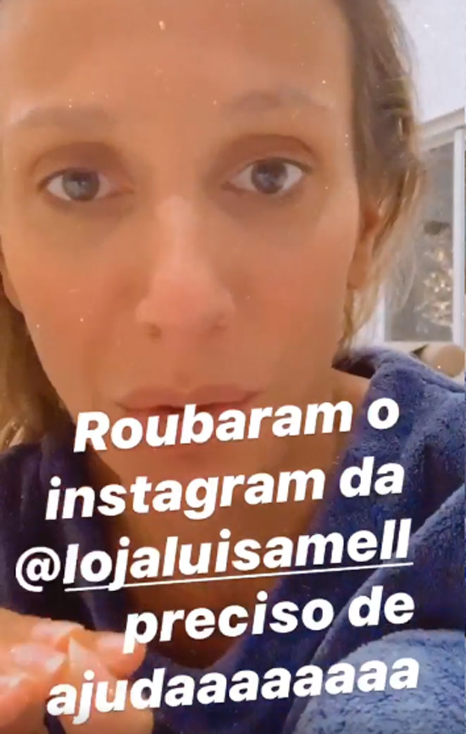 Luisa Mell conta que Instagram de sua loja foi hackeado