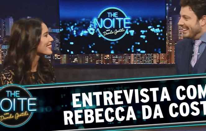 Rebecca Costa em entrevista para Danilo Gentili