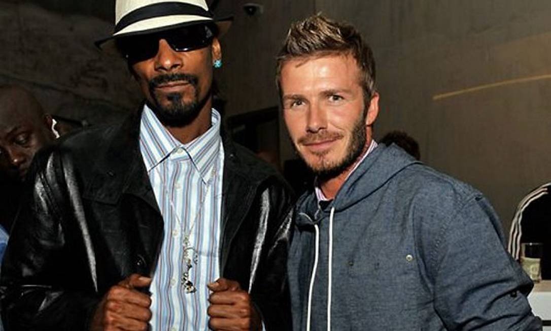 David Beckham e Snoop Dogg são parças