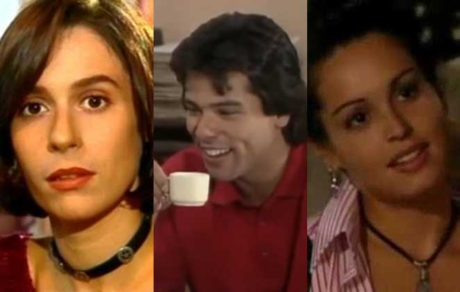 Andrea Beltrão, Maurício Mattar e Suzy Rego em A Viagem