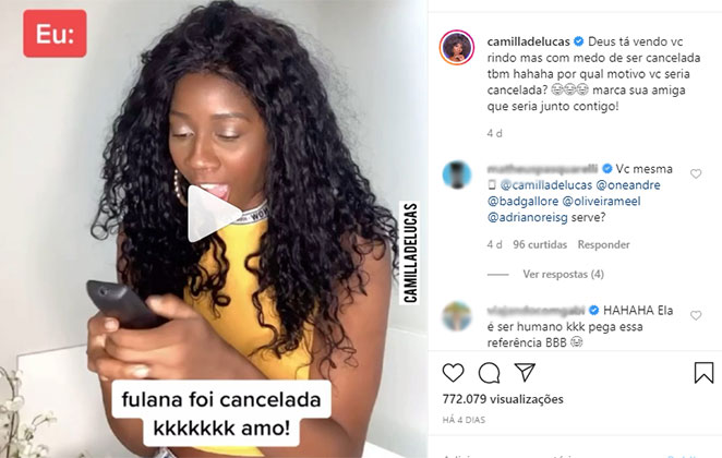 5.Fulana foi cancelada @camilladelucas