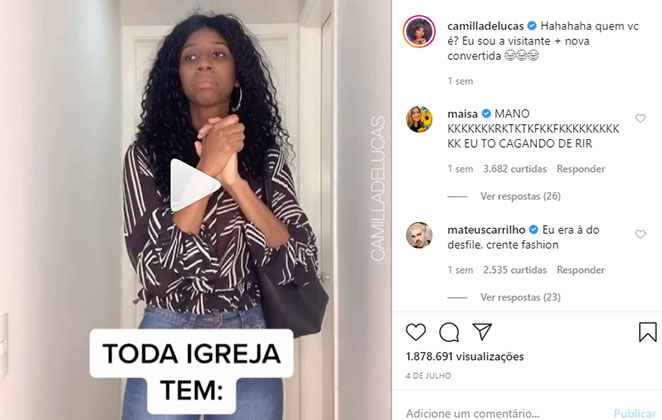 Toda igreja tem @camilladelucas