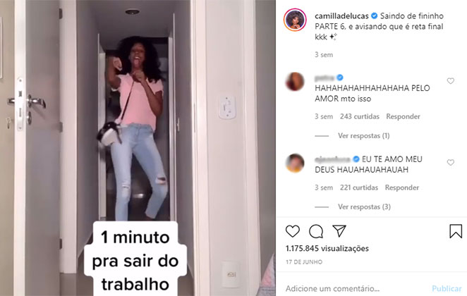 Saindo do trabalho @camilladelucas