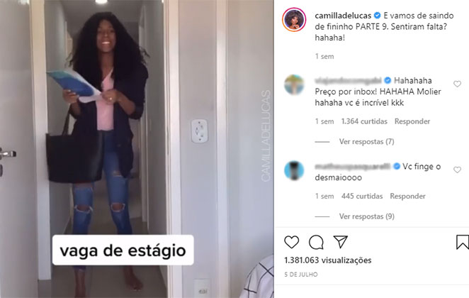 Vaga de estágio @camilladelucas