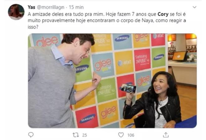 Fãs lamentaram o ocorrido nas redes sociais