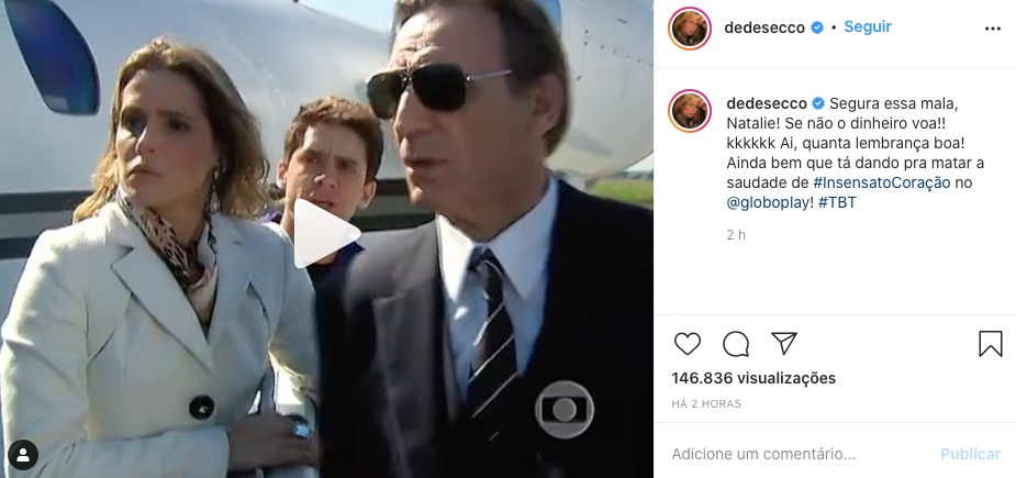 Deborah Secco relembra personagem em Insensato Coração