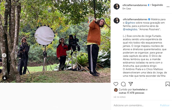 O pessoal colocou a mão na massa durante a quarentena juntos