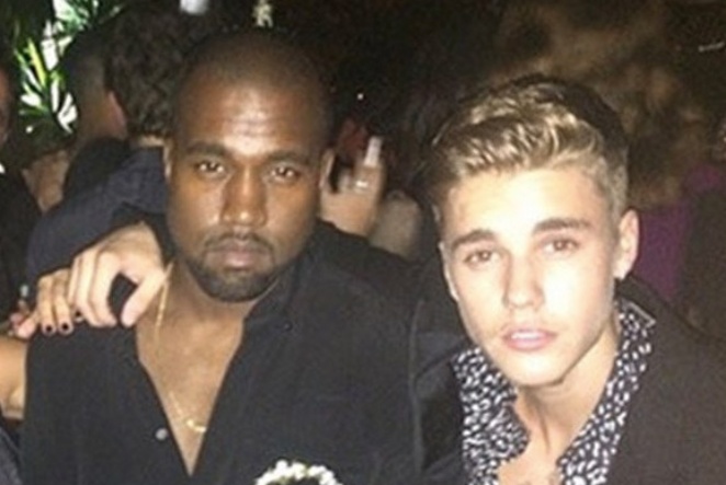 Kanye West foi incentivado por Justin Bieber a se desculpar com Kim Kardashian