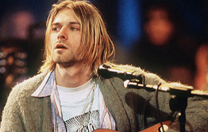 Kurt Cobain foi o vocalista da banda Nirvana