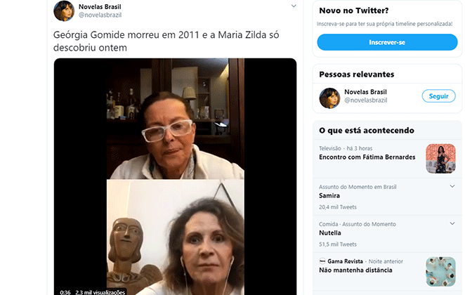 Maria Zilda e Rosamaria Murtinho