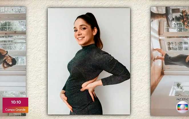 Sabrina Petraglia está grávida de quatro meses de uma menina