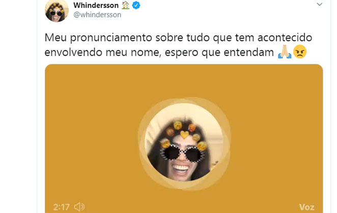 O comediante fez deboche com a polêmica