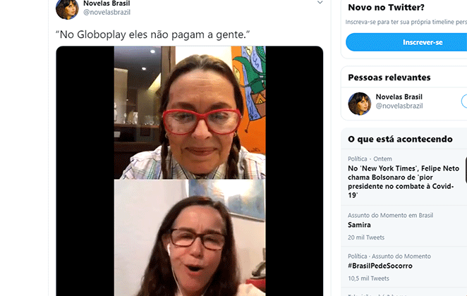 MAria Zilda e Lucélia Santos