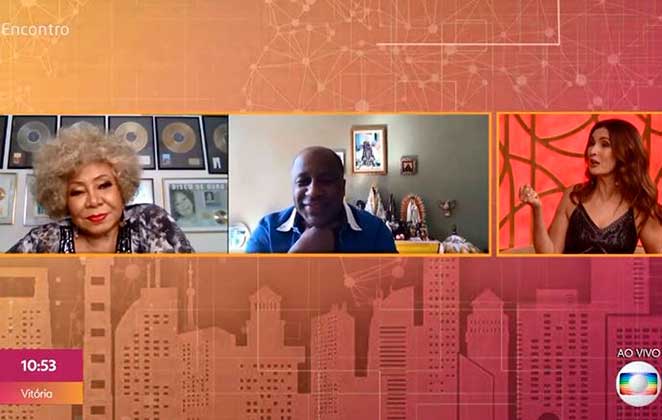 Alcione e Aílton Graça foram os grandes convidados do Encontro com Fátima Bernardes