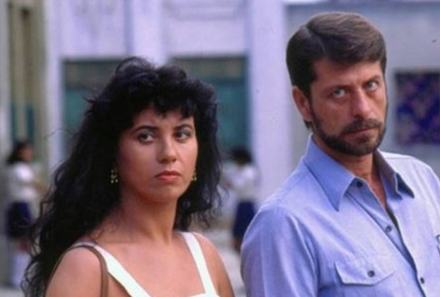 Claudia Alencar (Laura) e Flávio Galvão (Dario) em Tieta: sucesso no Globoplay