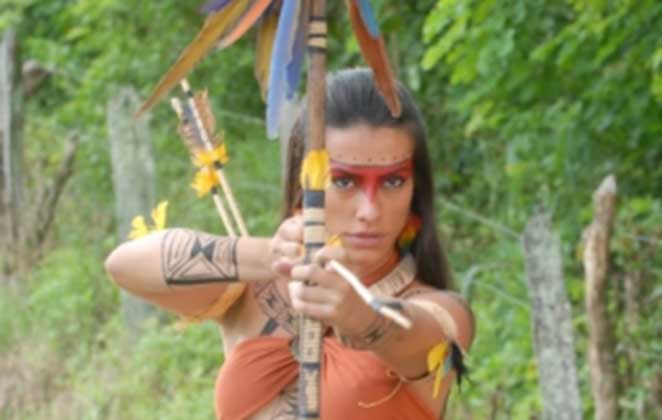 Cleo como aíndia estrela,em Araguaia