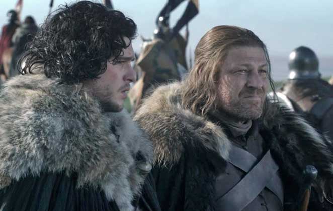 Cena da série Game Of Thrones