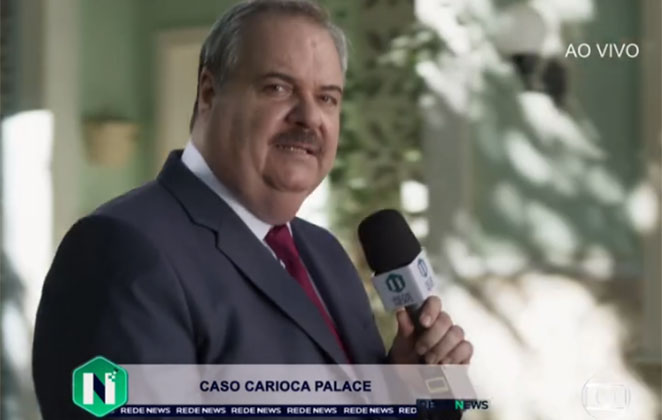 Gilberto Barros fez uma participação especial na novela Pega Pega