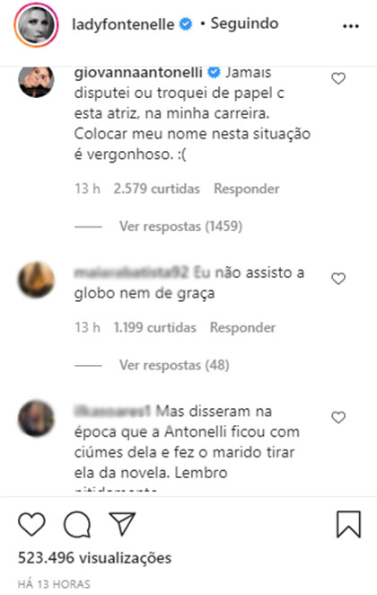 Giovanna Antonelli deu sua versão 