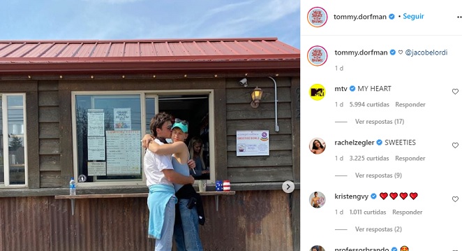 Jacob Elordi e Tommy Dorfman deram o que falar nas redes sociais