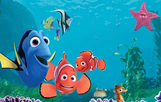 Cena do filme Procurando Nemo, da Disney