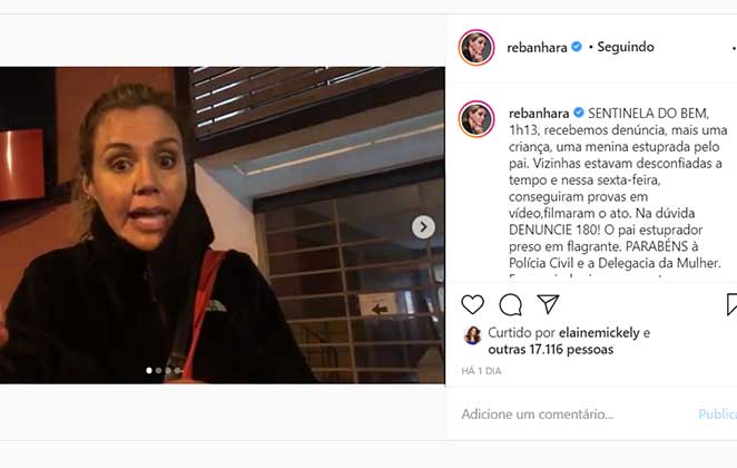 Renata Banhara em ação, salvando uma menina de ser violentada aos 12 anos