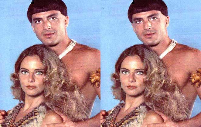 Carlos Alberto Riccelli e Bruna Lombarde em Aritana