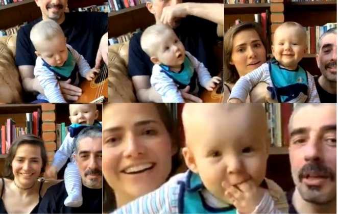 Uri rouba a cena em live dos papais