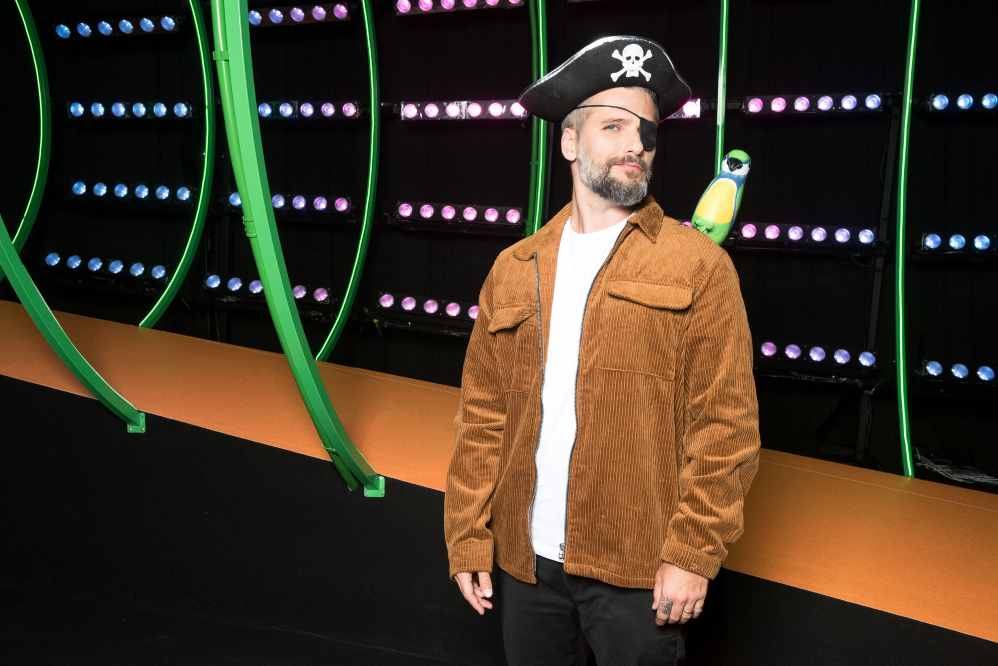 Bruno Gagliasso nos bastidores do evento