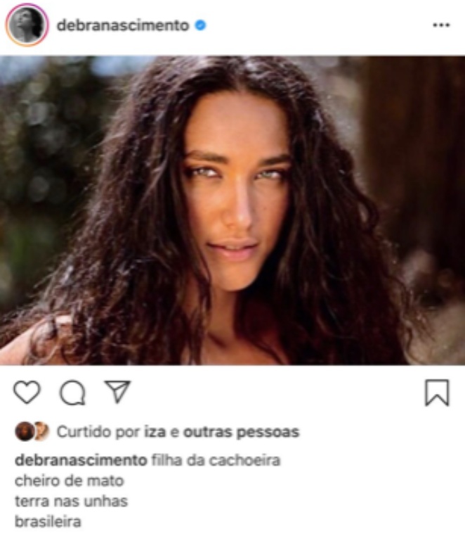 Debora Nascimento apaga foto após comentários sobre Pantanal