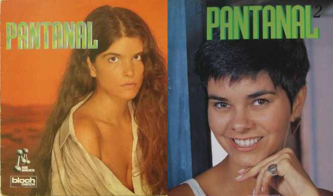 Capas das trilhas sonoras originais da novela Pantanal