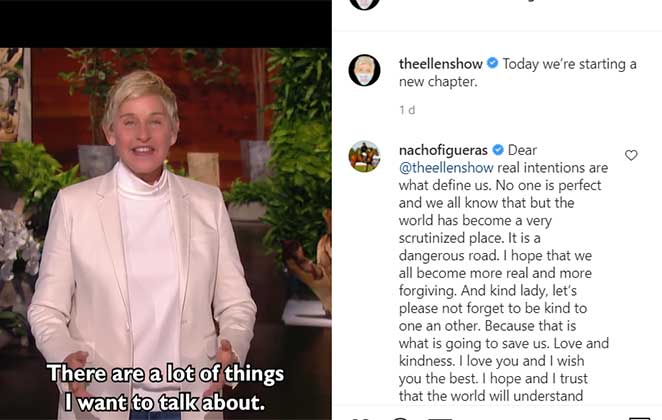 Ellen DeGeneres fala sobre acusações no retorno de seu programa de TV
