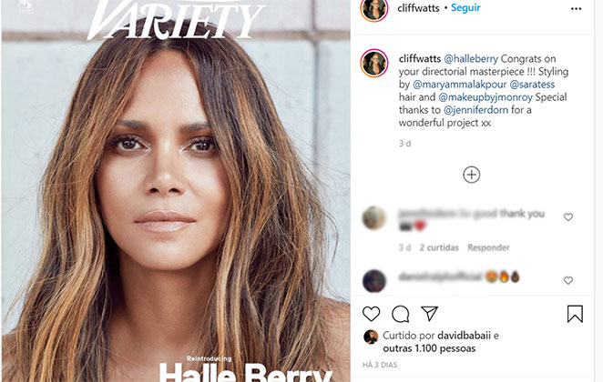 Halle Berry na capa da revista Variety