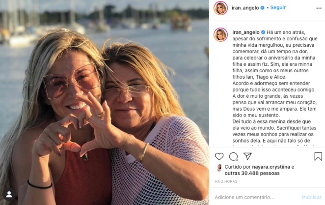 Iran Angelo fala de polêmica com sobrinha pela primeira vez