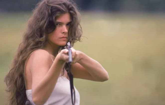 Cristiana Oliveira em cena de Pantanal