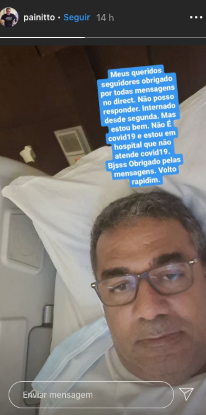 Pai de Anitta está internado no Rio de Janeiro