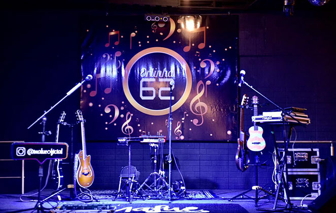 O palco do novo empreendimento de Eri Johnson e Orlando Morais