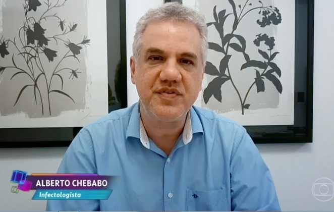 Alberto Chebabo, médico que dá suporte à Globo