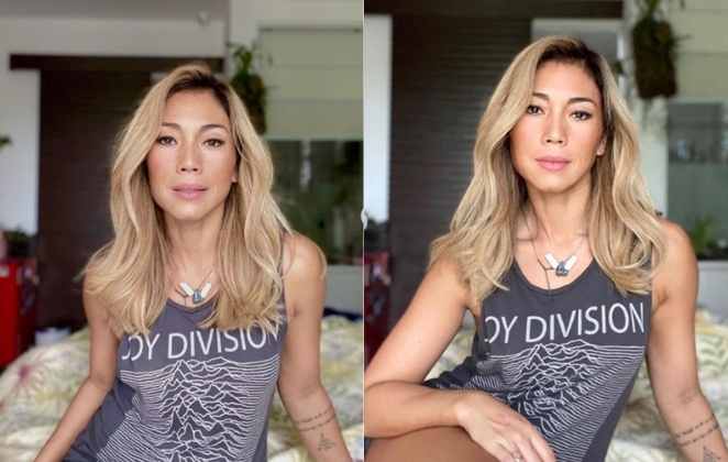 Danni Suzuki mostra seu loiro fatal