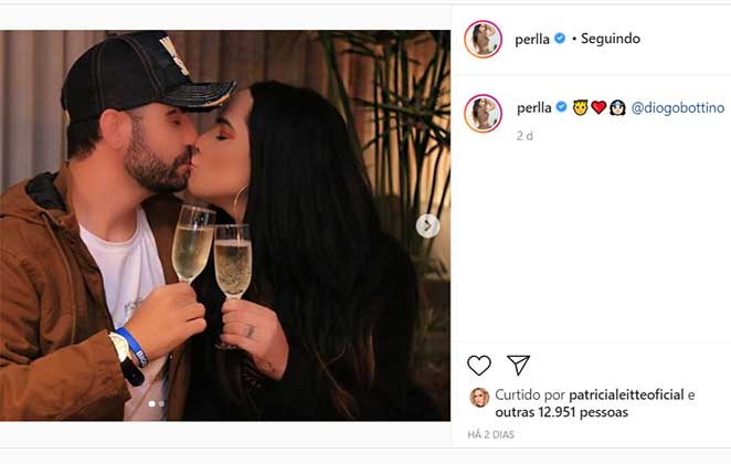 Perlla posta imagem com novo namorado