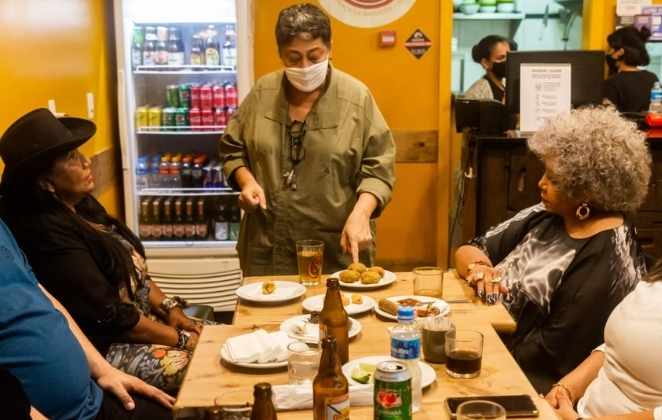 Degustação dos petiscos do bar