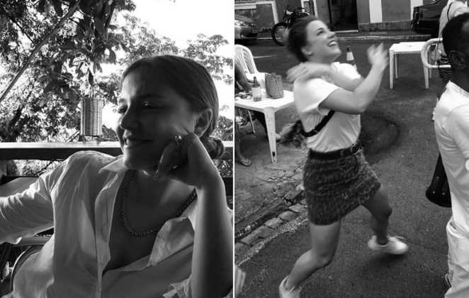 Fotos de Alice comemorando 25 anos