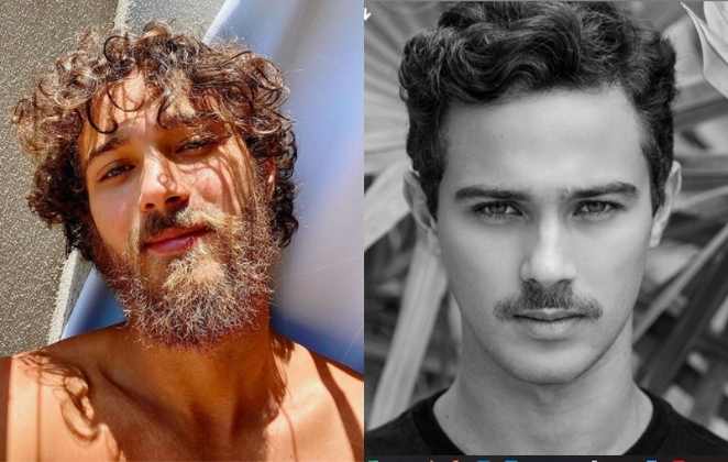 André agora e quando estava na novela