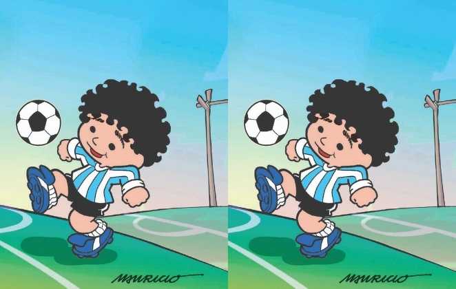 Mauricio de Sousa homenageou Maradona