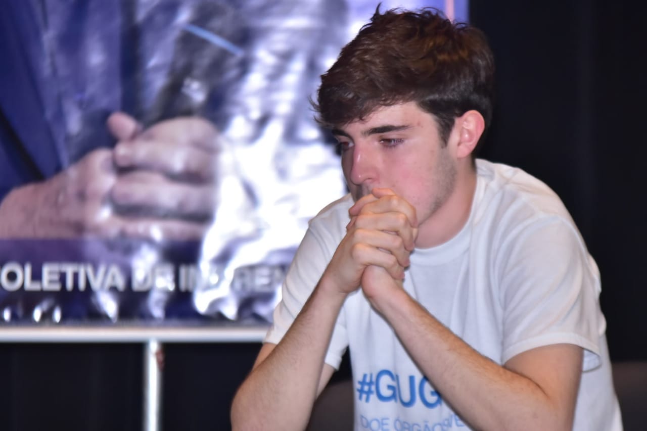 João Augusto na coletiva #GuguVive