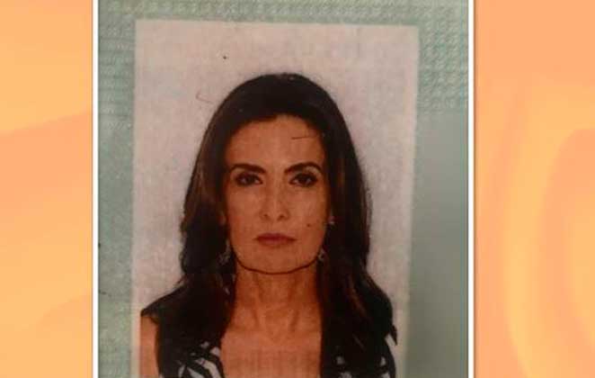 Foto do RG de Fátima Bernardes