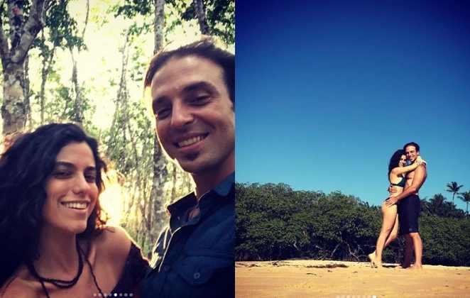 Kim Riccelli e a namorada Carla